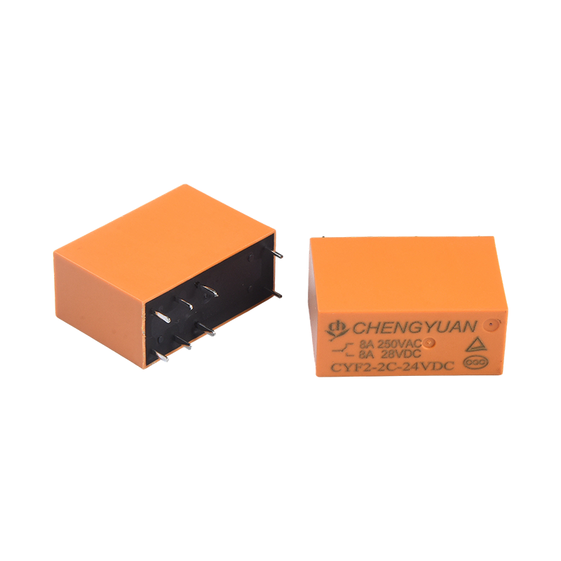 CYF2 relé,DPDT relé,JQX-14F,5A 250VAC relé,8A relé,8PIN PCB 0,54W relé.14F napájecí relé