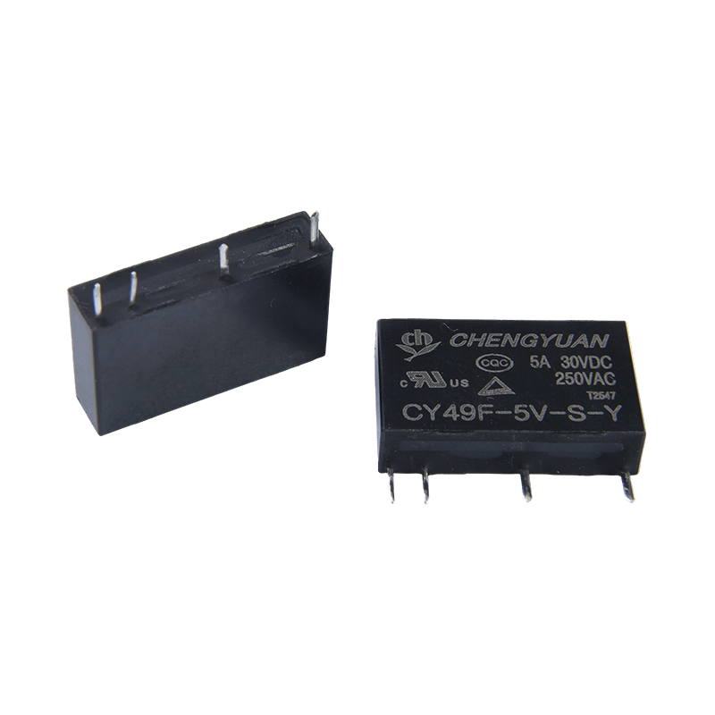 CY49F relé, tenké výkonové relé, 49F relé, signální relé, 4PIN PCB 5A 0,12W malé relé.