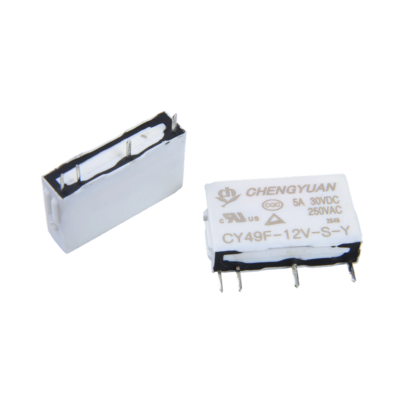 CY49F relé, tenké výkonové relé, 49F relé, signální relé, 4PIN PCB 5A 0,12W malé relé.
