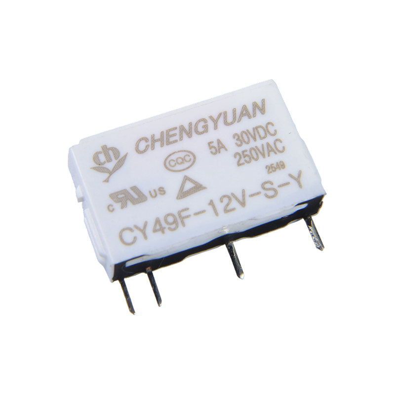 CY49F relé, tenké výkonové relé, 49F relé, signální relé, 4PIN PCB 5A 0,12W malé relé.