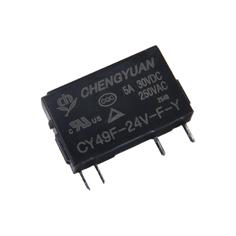 CY49F relé, tenké výkonové relé, 49F relé, signální relé, 4PIN PCB 5A 0,12W malé relé.
