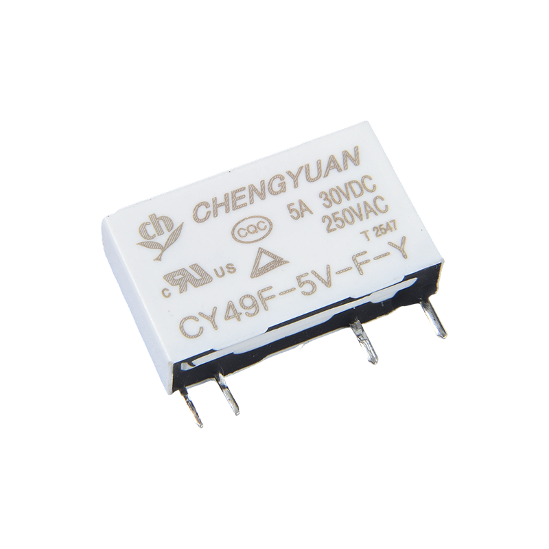 CY49F relé, tenké výkonové relé, 49F relé, signální relé, 4PIN PCB 5A 0,12W malé relé.