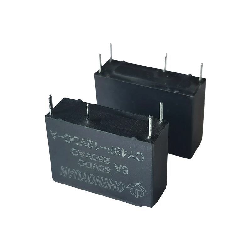 CY46F relé, 46F relé, subminiaturní výkonová relé, 4PIN PCB montážní výkonové relé,