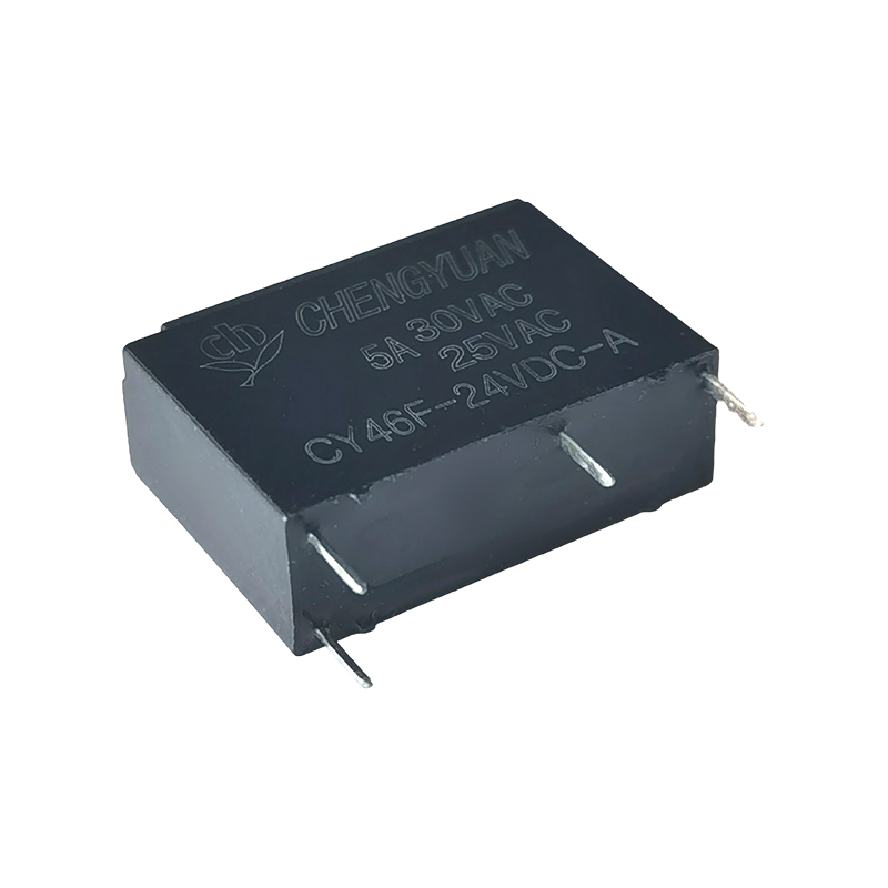CY46F relé, 46F relé, subminiaturní výkonová relé, 4PIN PCB montážní výkonové relé,