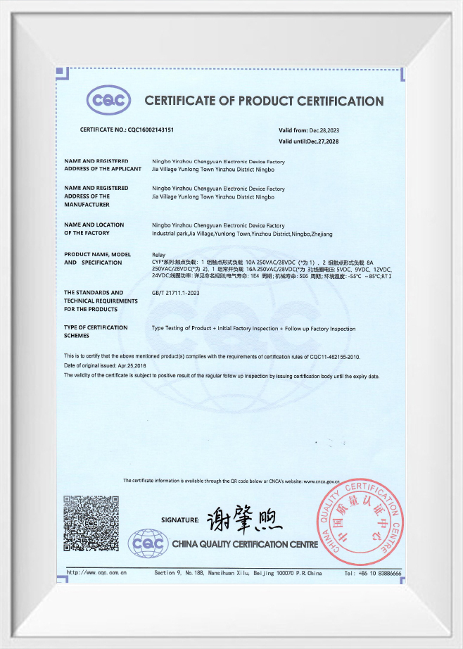 Certifikát Certifikace Produktu